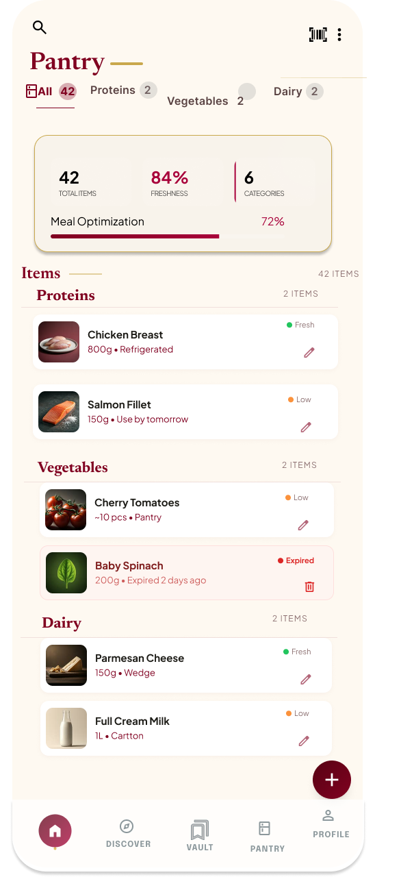 Pantry mockup