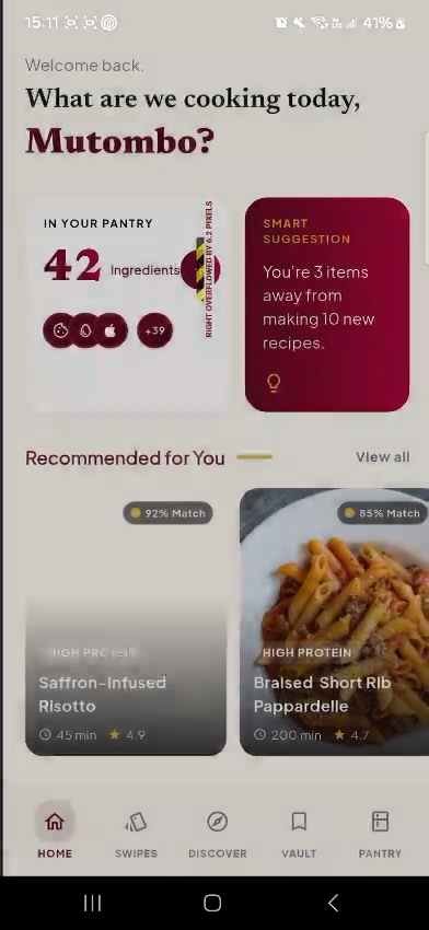 Live dashboard screen