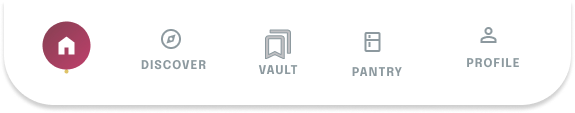 Bottom navigation bar component
